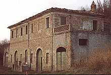 SOLD!!!An historic cellar used to be the central point for gathering, pressing an storing Verdicchio Wine.This elegant rustic has been object of a project that foresees the use of the first  floor  for accommodating of four to five people, the ground floor for workshops, a studio and a restaurant or B&B, and the transformation of the cellar area into a swimming pool,  with, in addition, the creation of a large country park at the area of the farmhouse. Through this project one case foresee the transformation of an old farmhouse in a corner a paradise, giving the possibility of living immersed in a sea of sunshine and a field of broom.